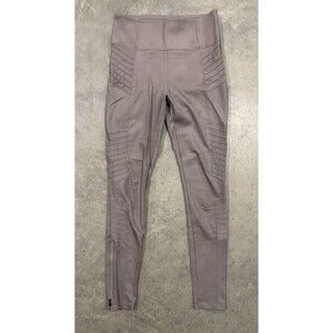 Athleta Delancey Gleam Moto Tight Leggings Women’s XS Ankle Zip